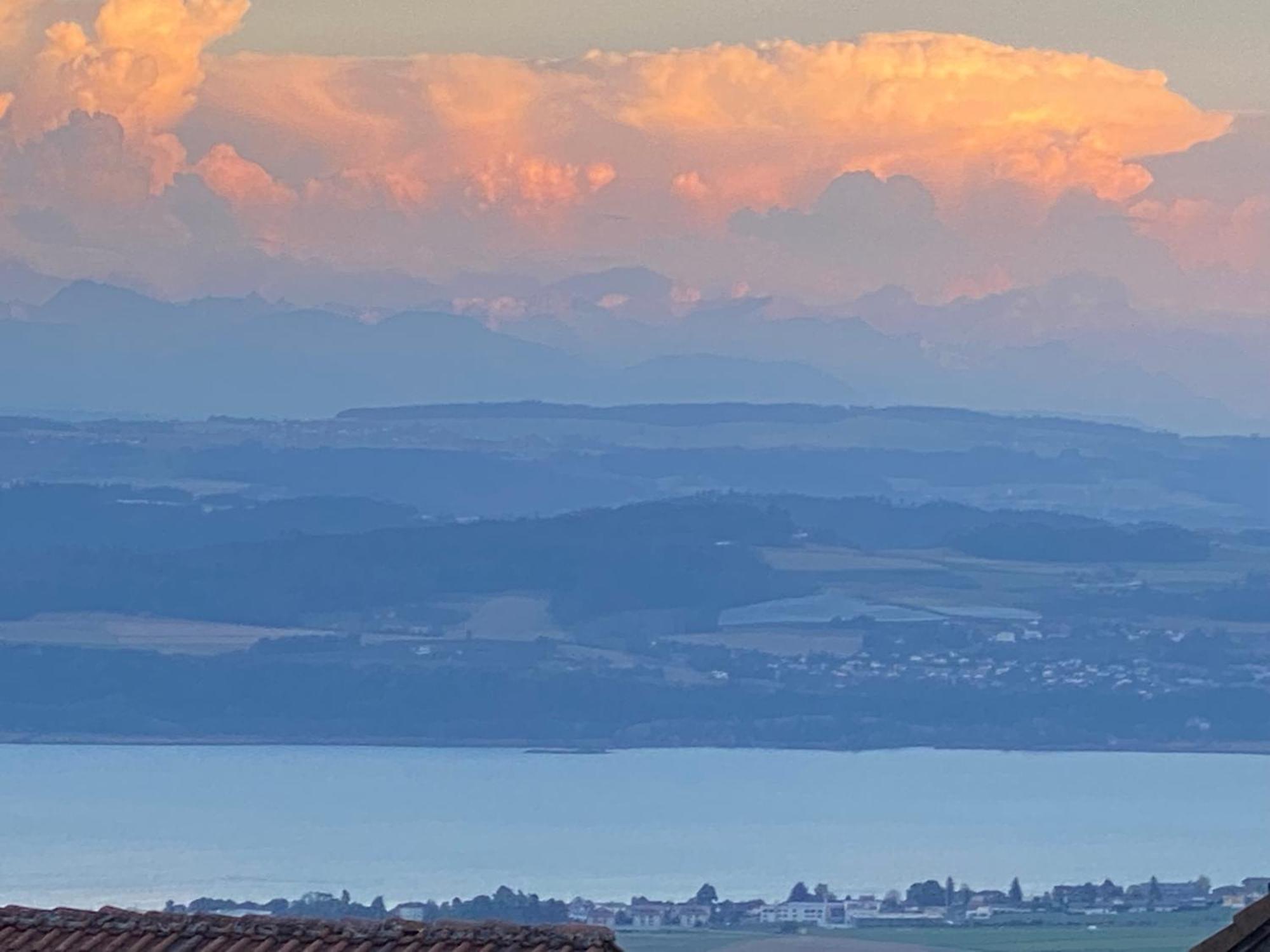 Tevenon Vue Panoramique Alpes-Lac Grandevent ภายนอก รูปภาพ